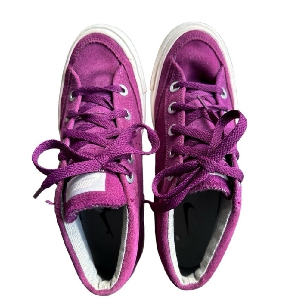 Nike Go Chukka Sneakers Shoes Magenta Purple Suede Mid Top Active Womens 5.5 - Picture 2 of 9